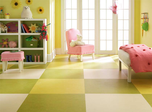 Natural Marmoleum Colors for Spring!